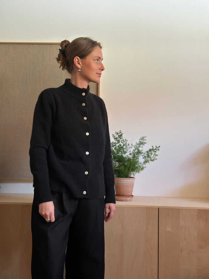 Sibin Linnebjerg - Elisabeth Cardigan - Sort