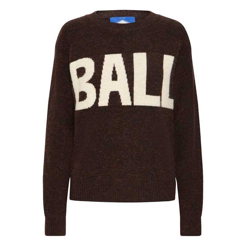 Ball - Bastacy Rib Logo Pullover - Coffee Bean