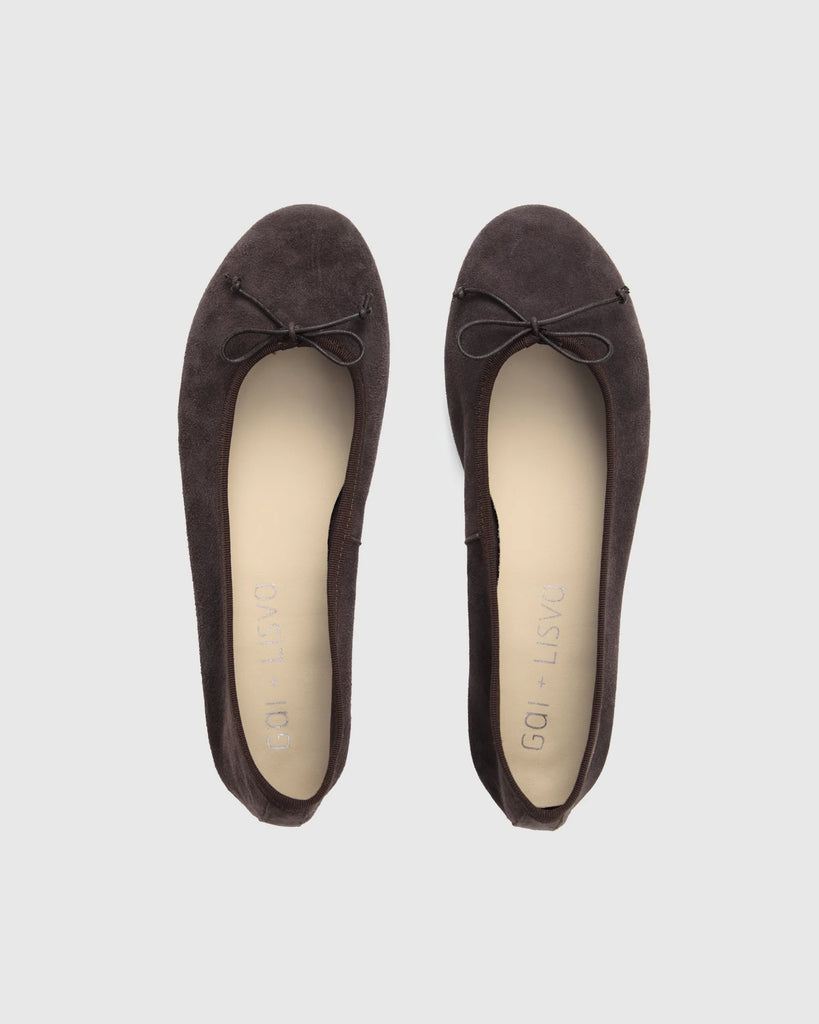 Ballerinaer - Nubuck Brown