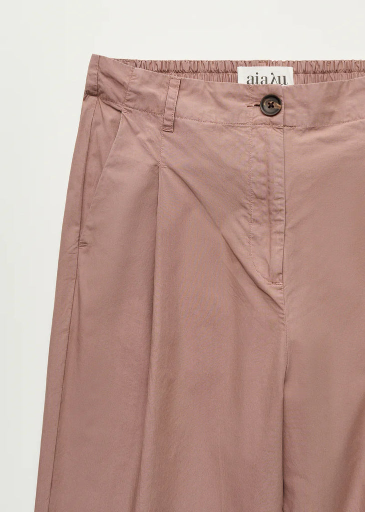 Aiayu - Billy Pant Zip Poplin - Desert Blush