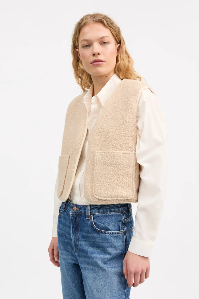 Skall Studio - Birley Vest - Ecru