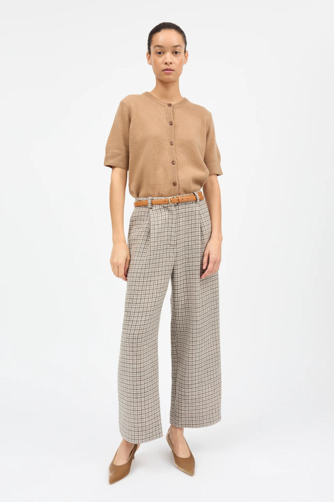 Skall Studio - Bob Trousers - Brown/Grey Check