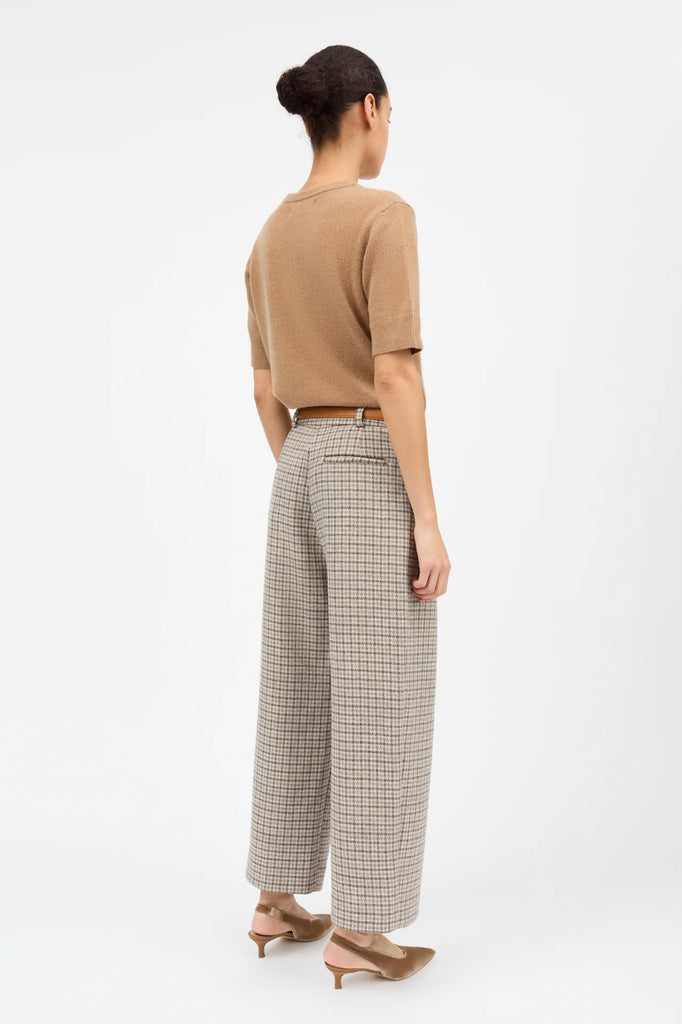 Skall Studio - Bob Trousers - Brown/Grey Check