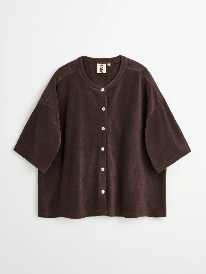 Bongusta - Naram Oversized Shirt - Coffee
