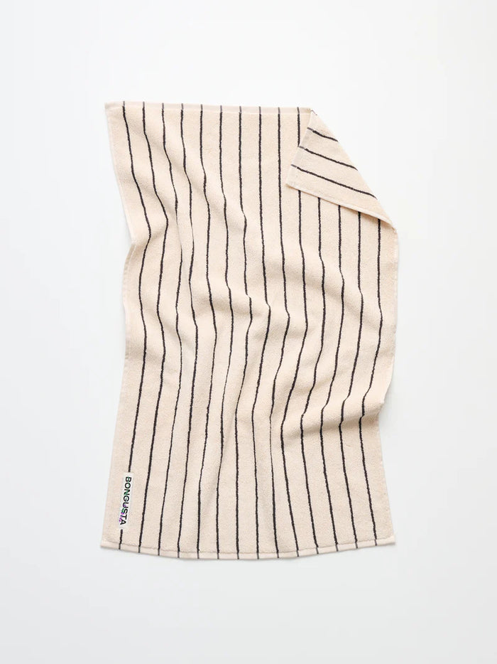Bongusta- Naram Towel - Creme & Ink - 70 x 140 cm