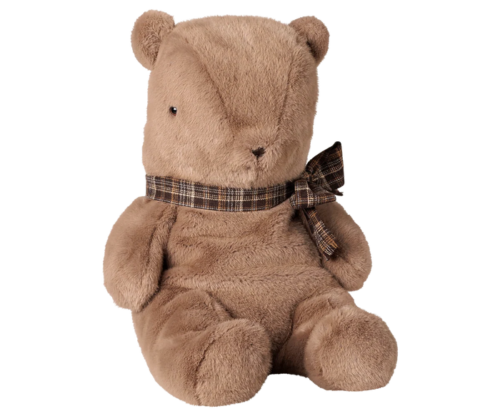 Maileg - Plys Bamse - Stor - Mørk Mushroom