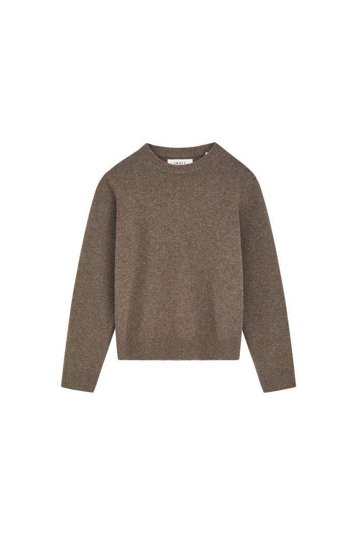 Skall Studio - Cameron Jumper - Brown Melange