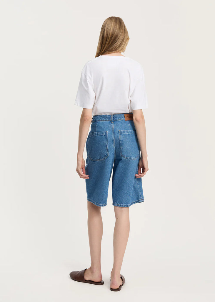 Aiayu - Carlo Denim Shorts - Clear Blue