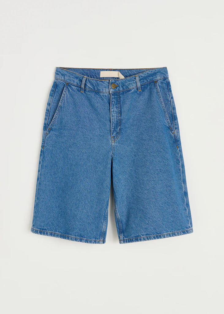 Aiayu - Carlo Denim Shorts - Clear Blue