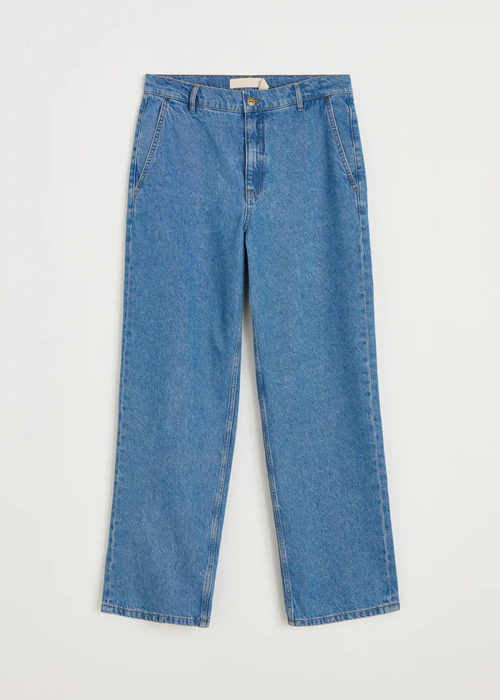 Aiayu - Carlo Midwaist Wide Jeans - Clear Blue