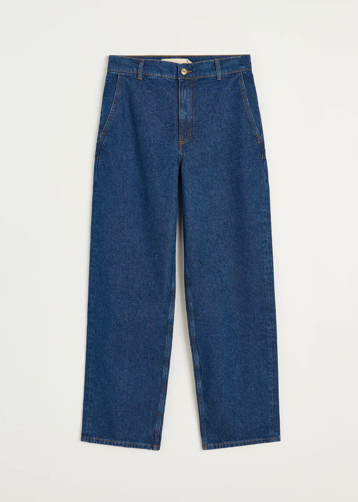 Aiayu - Carlo Midwaist Wide Jeans - Mid Blue
