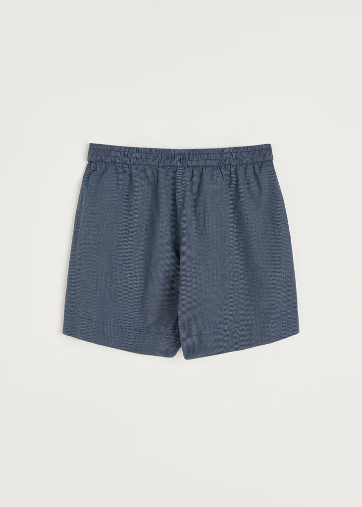 Aiayu - Casual Shorts - Navy Check