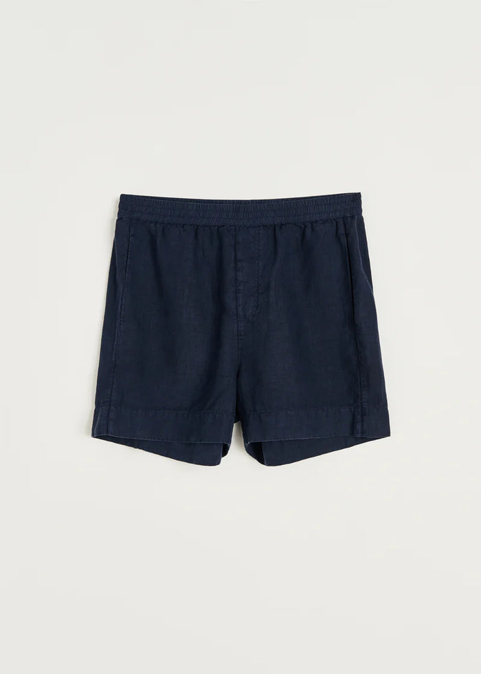 Aiayu - Casual Shorts Linen - Navy