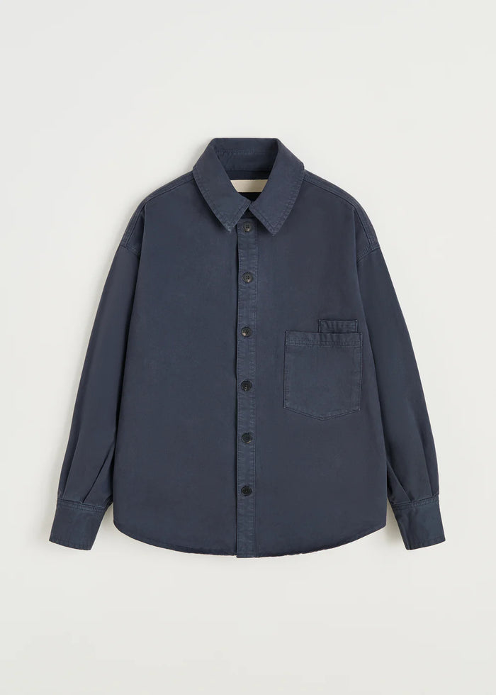 Aiayu - Casy Shirt Cotton - Washed Slate