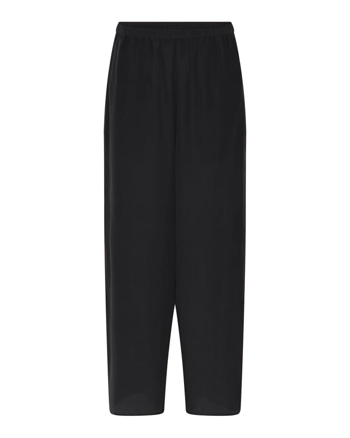 Frau - Cayenne Silk Crepe Pants - Black