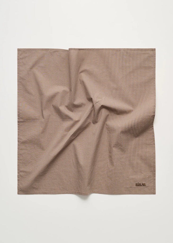 Aiayu - Charlie scarf Check - Mix Fossil