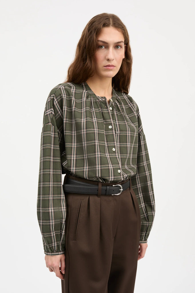 Skall Studio - Cilia Shirt - Green/White Check