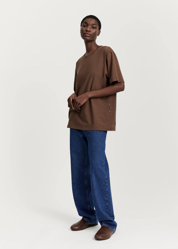 Aiayu - Classic Circular Tee - Coffee