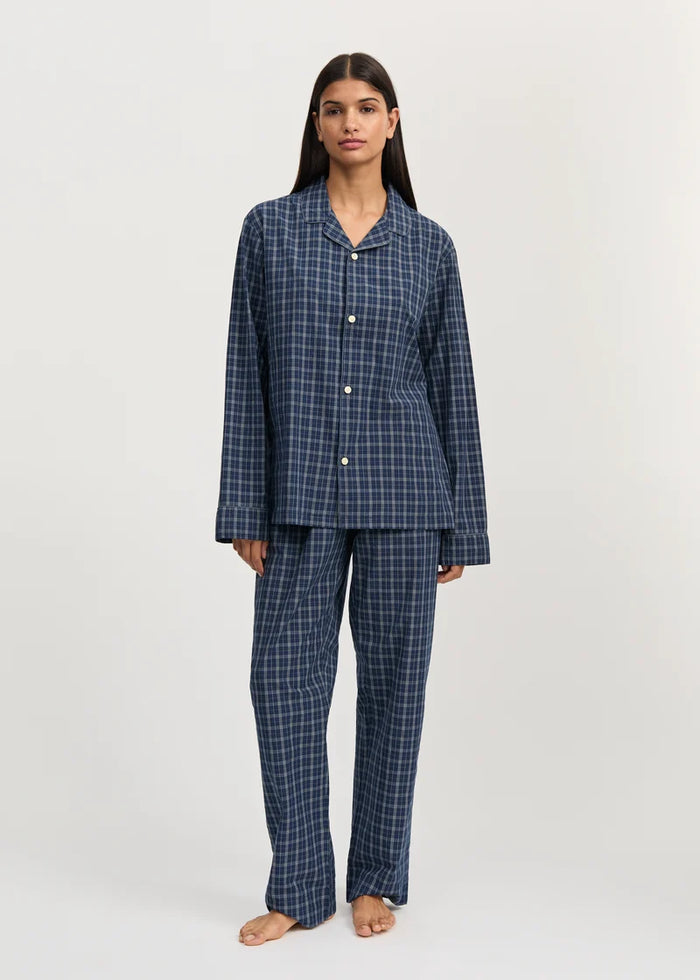 Aiayu - Classic Pyjamas Check - Mix Navy