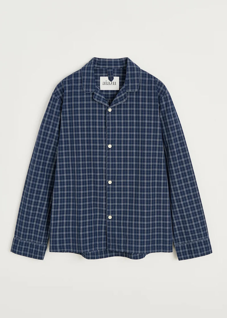 Aiayu - Classic Pyjamas Check - Mix Navy