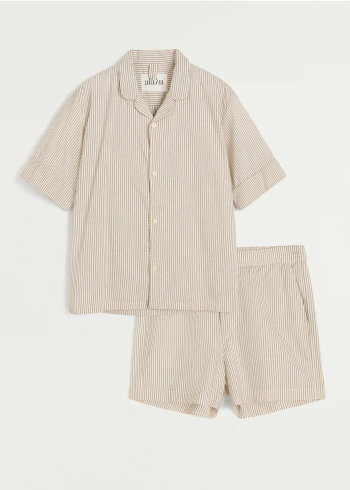 Aiayu - Classic Pyjamas Short - Mix Black