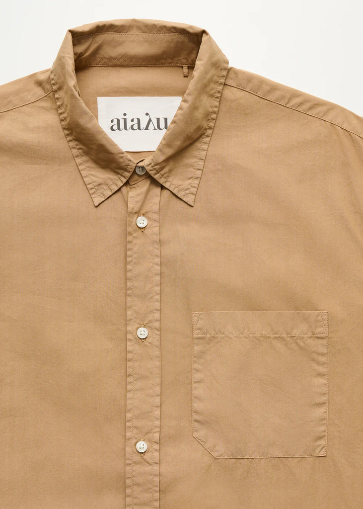 Aiayu - Classic Shirt - Dark Fawn