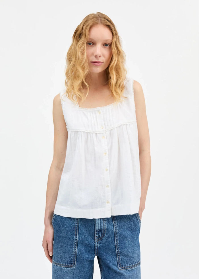 Skall Studio - Clea Top - Optic White