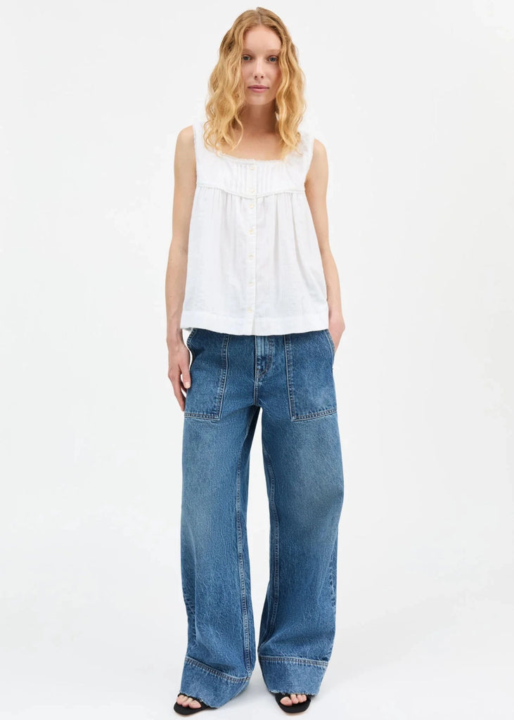 Skall Studio - Clea Top - Optic White