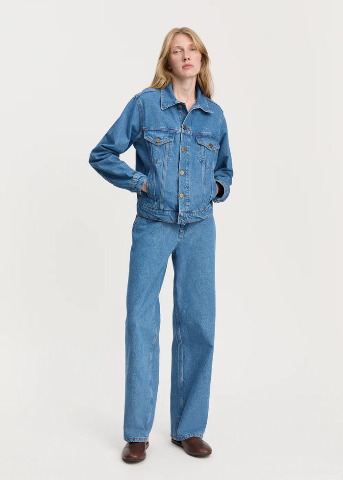 Aiayu - Cleo Denim Jacket - Clear Blue