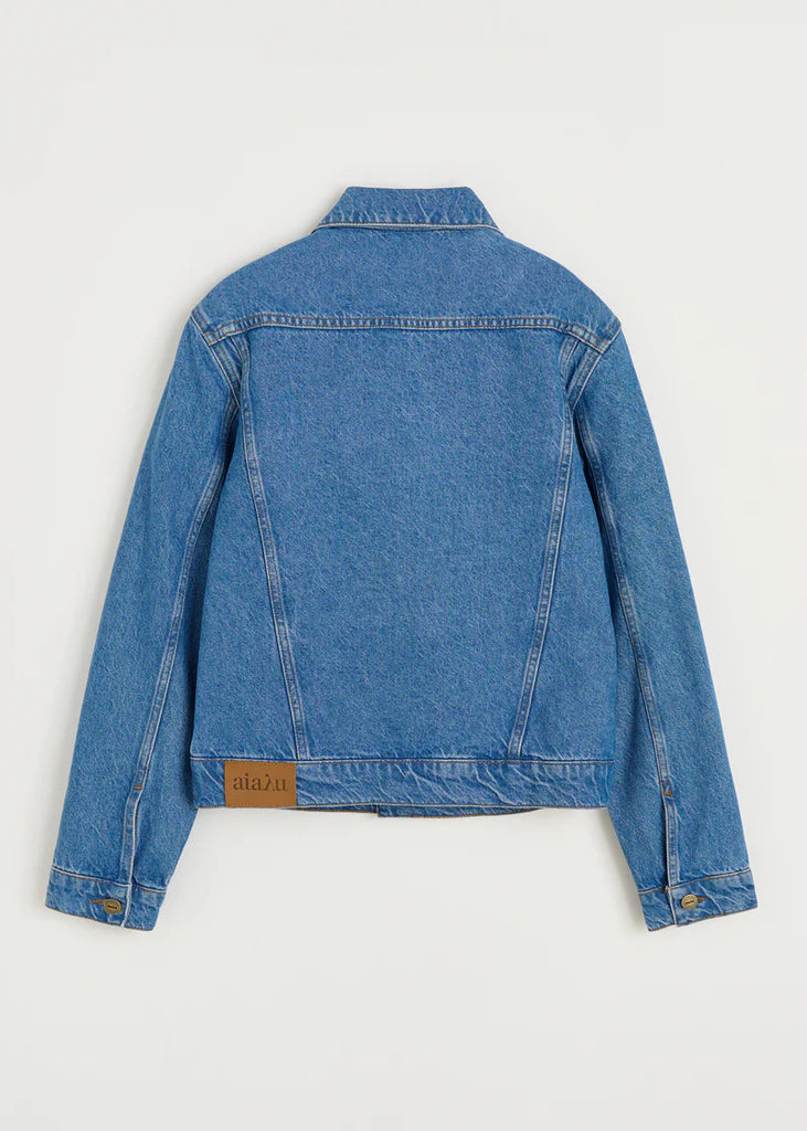Aiayu - Cleo Denim Jacket - Clear Blue