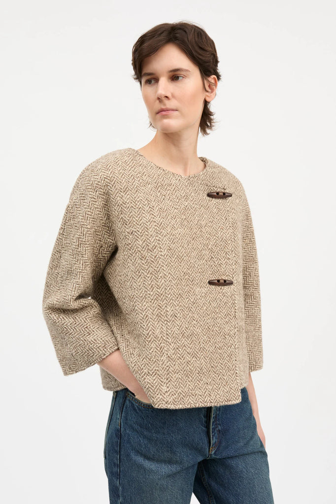 Skall Studio - Clothilde Blazer - Brown/Cream