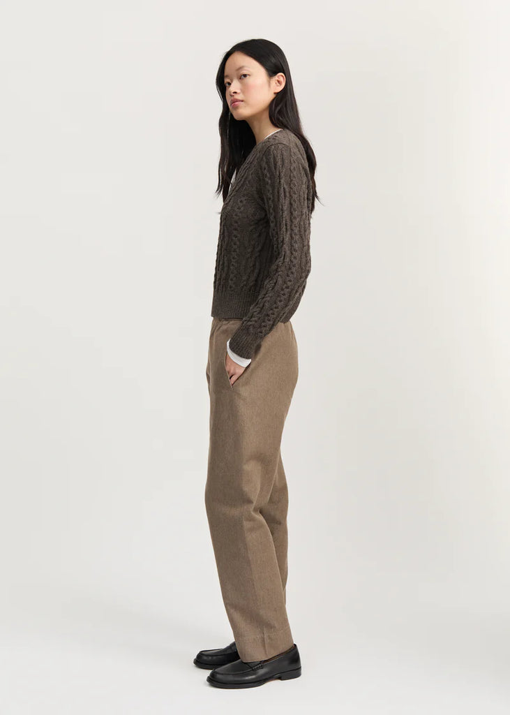 Aiayu - Coco Pant Twill - Smokey Brown