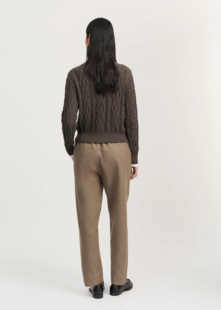 Aiayu - Coco Pant Twill - Smokey Brown