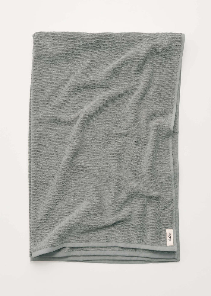 Aiayu - Linen Bath Sheet - 100x150 - Steel