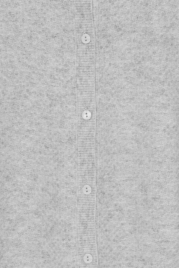 Moshi Moshi Mind - Dolly Cardigan - Light Grey Melange