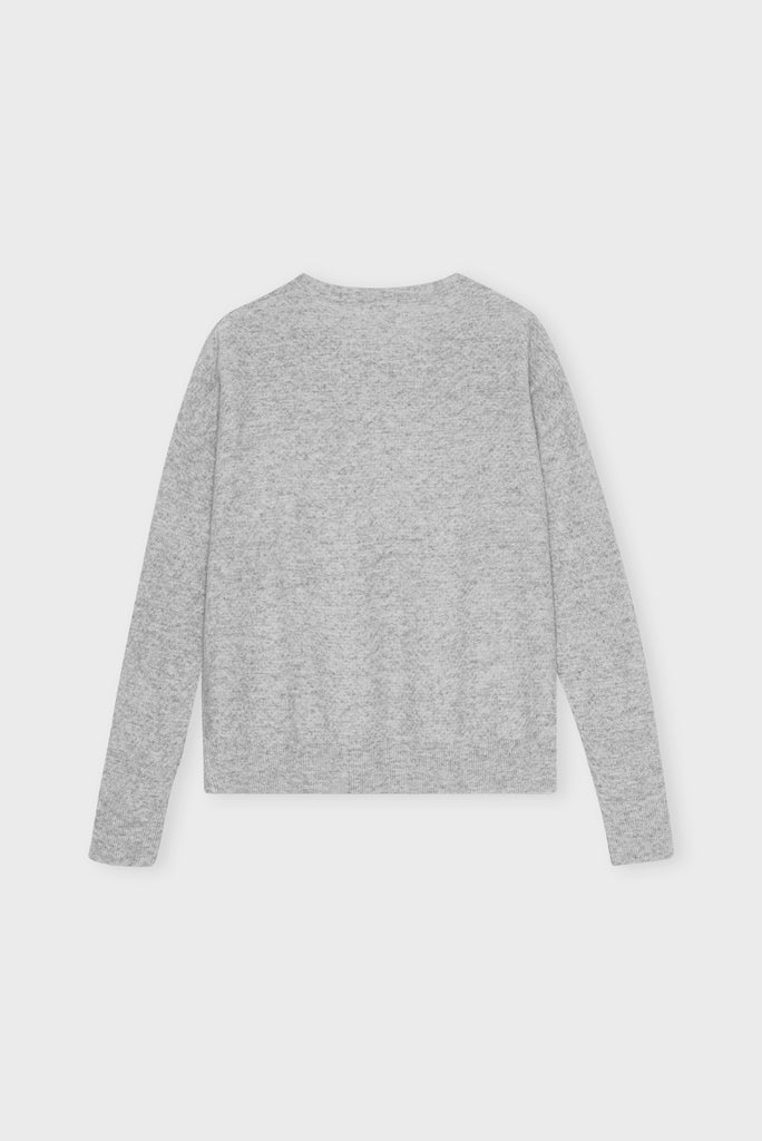 Moshi Moshi Mind - Dolly Cardigan - Light Grey Melange