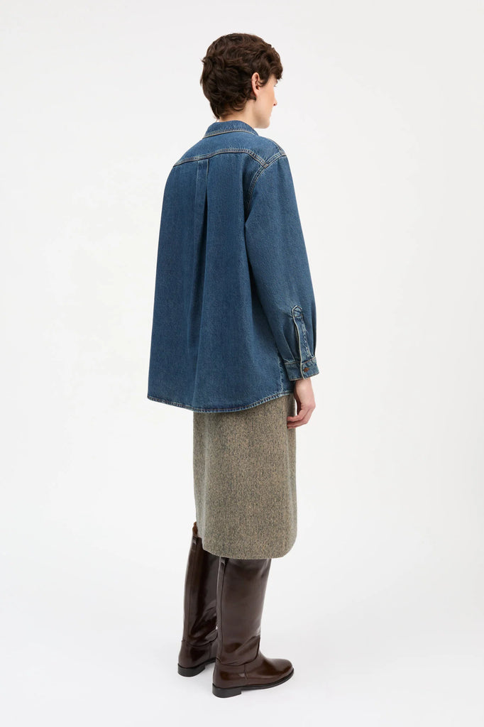 Skall Studio - Edgar Shirt - Washed Dark Blue