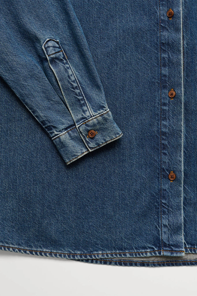 Skall Studio - Edgar Shirt - Washed Dark Blue