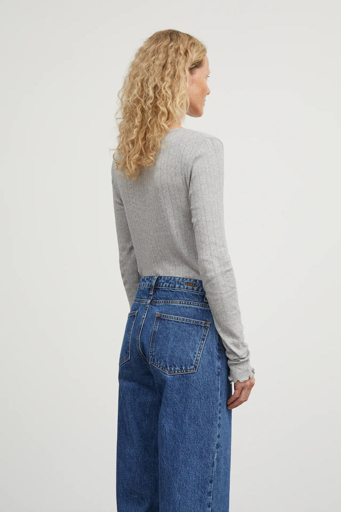 Skall Studio - Edie Blouse - Grey Melange