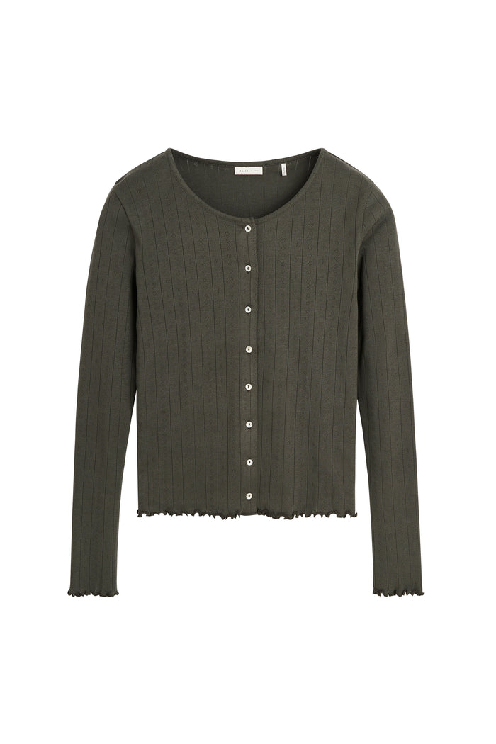 Skall Studio - Edie Cardigan - Dark Green