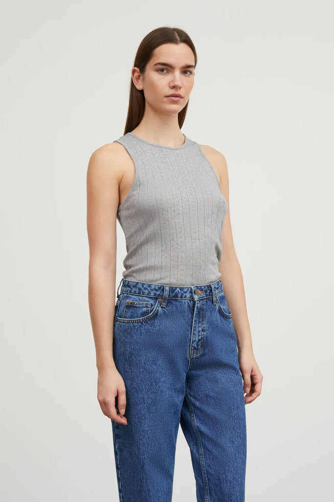 Skall Studio - Edie Tank Top - Grey Melange