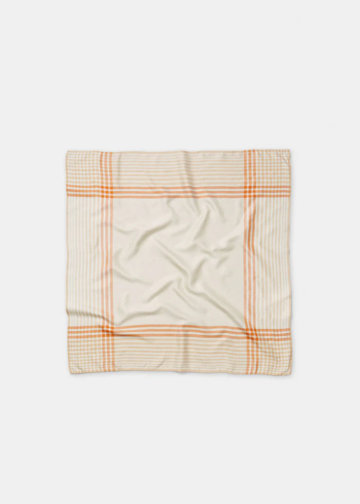 Aiayu - Electra Silk Scarf - Mix Burnt Orange