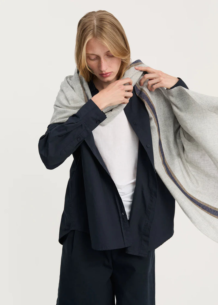 Aiayu - Ema Scarf - Light Grey Melange
