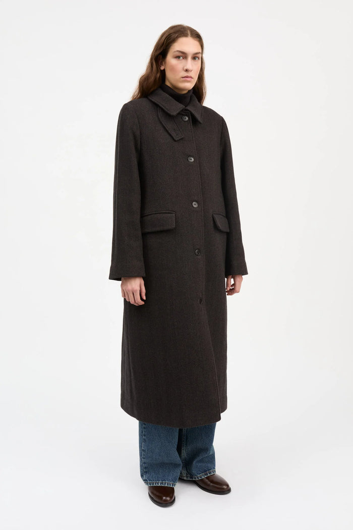 Skall Studio - Ernest Coat - Brown Herringbone