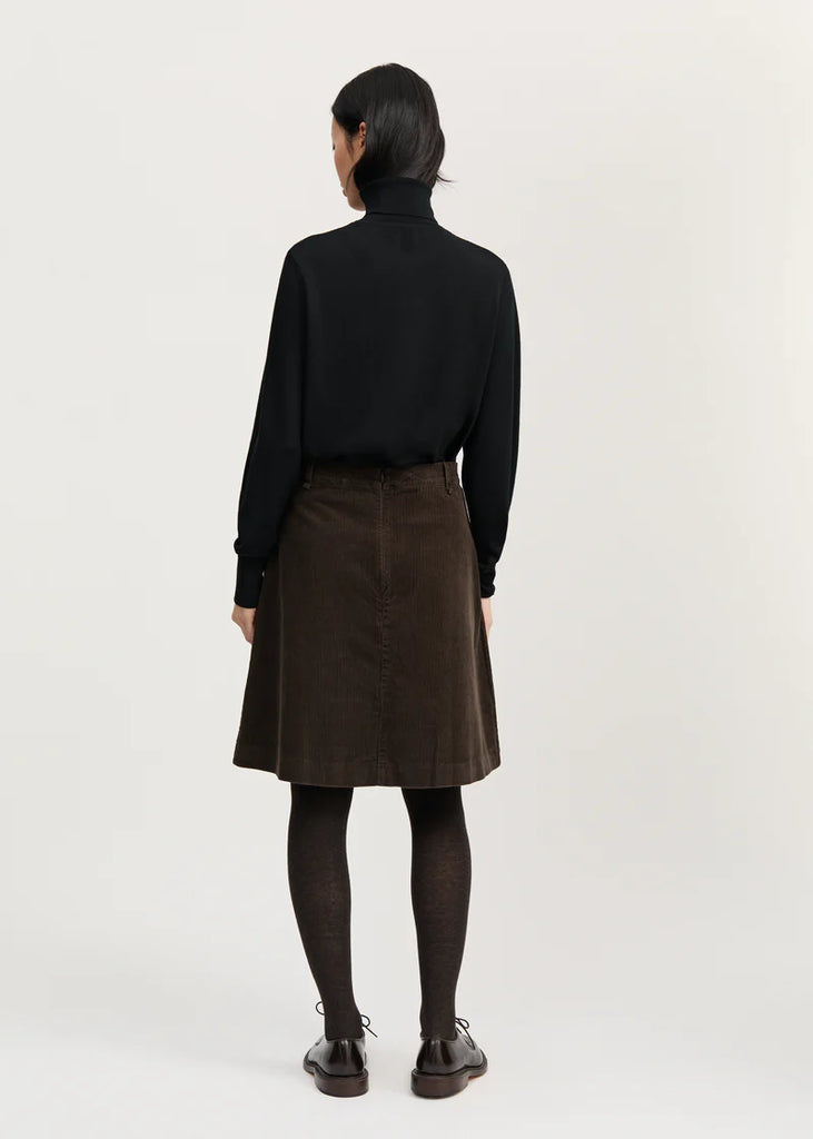 Aiayu - Estelle Skirt Cordoroy - Smokey Brown