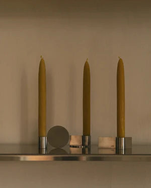 Frama - Fundament Candle Holder - Stainless Steel - Form  3