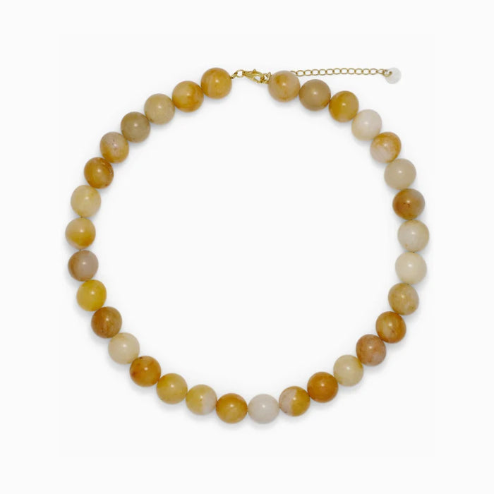 Faro Orange Aventurine - Krystal Halskæde