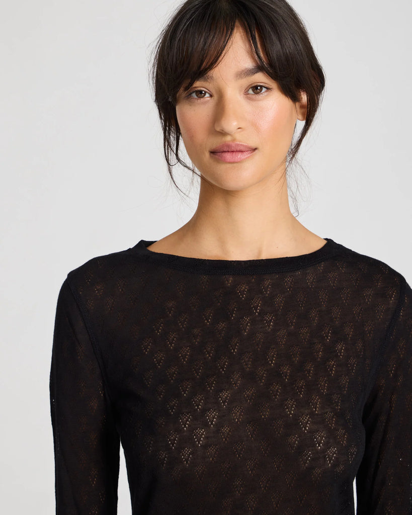 Gai + LIsva - Fermi Silk Top - Black