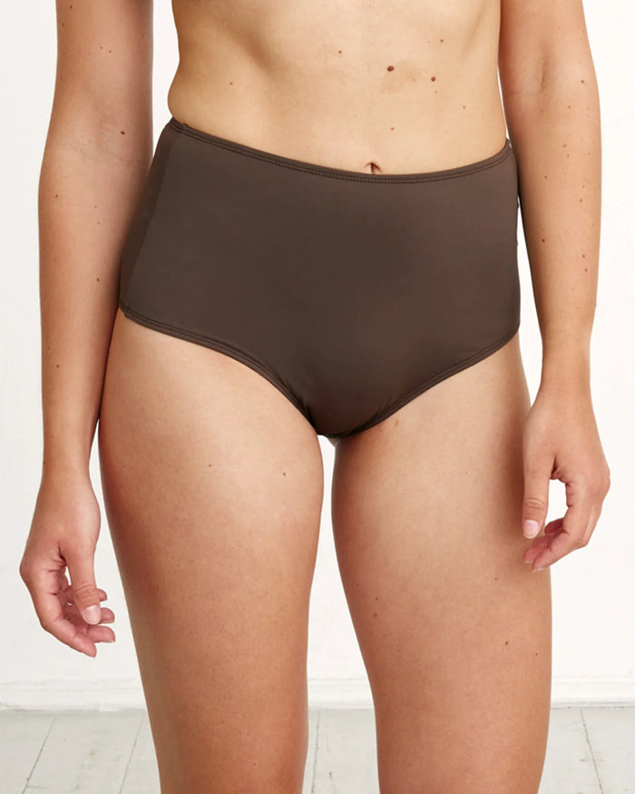Fillo - Højtaljet Bikini Underdel - Brown