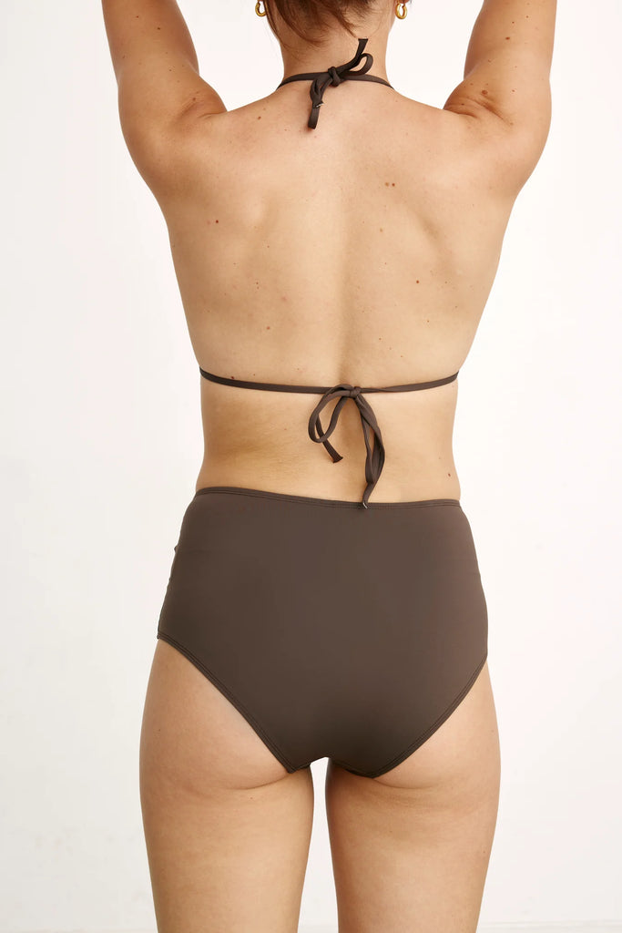 Fillo - Højtaljet Bikini Underdel - Brown